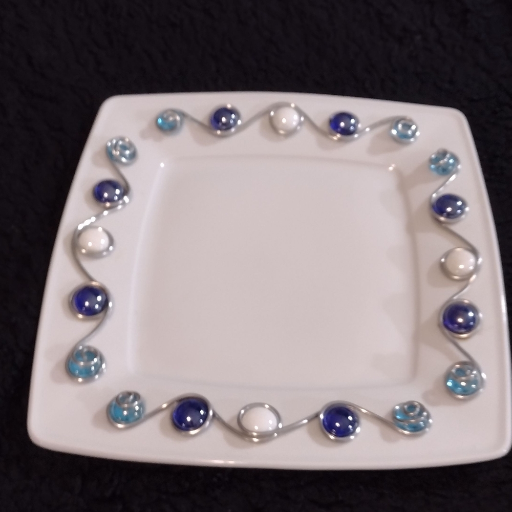 Elegant Blue and Silver Jewelry Set